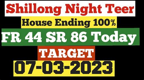 Shillong Night Teer COMMON NUMBER [100.